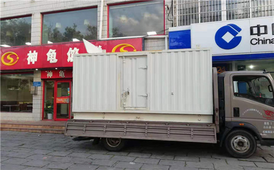 黎安镇出租发电机施工案例